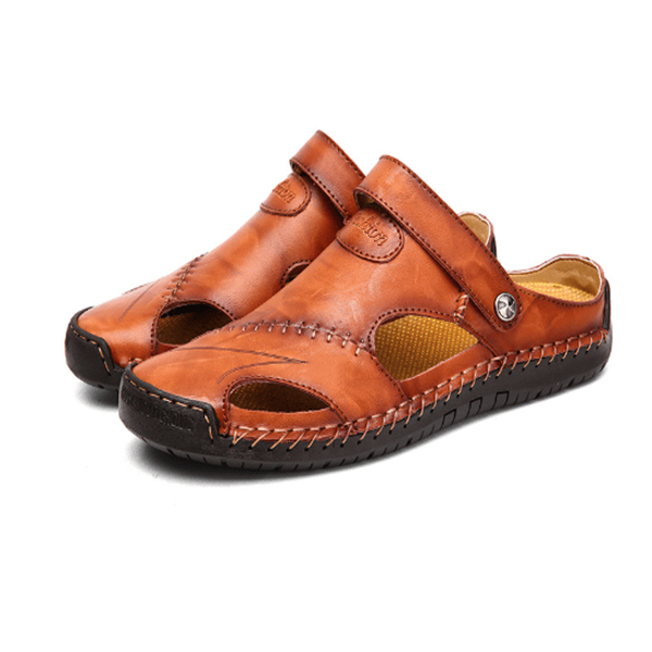 Orthopedic Leather Men's Sandals