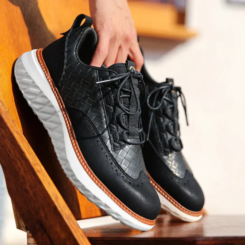Ridge Leather Sneakers